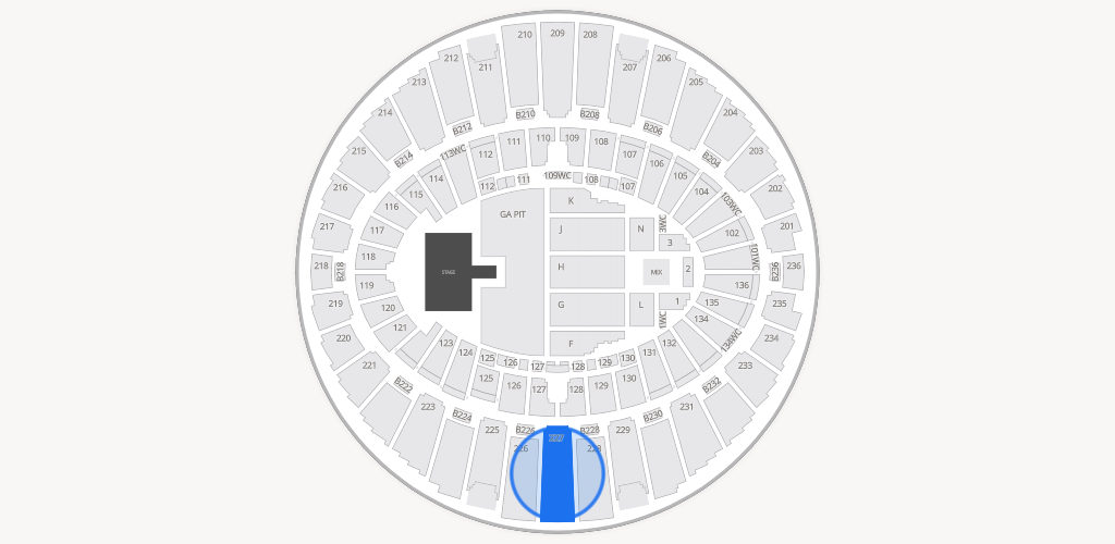 Kia Forum Seating Chart