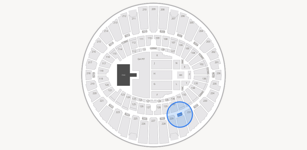 Kia Forum Seating Chart