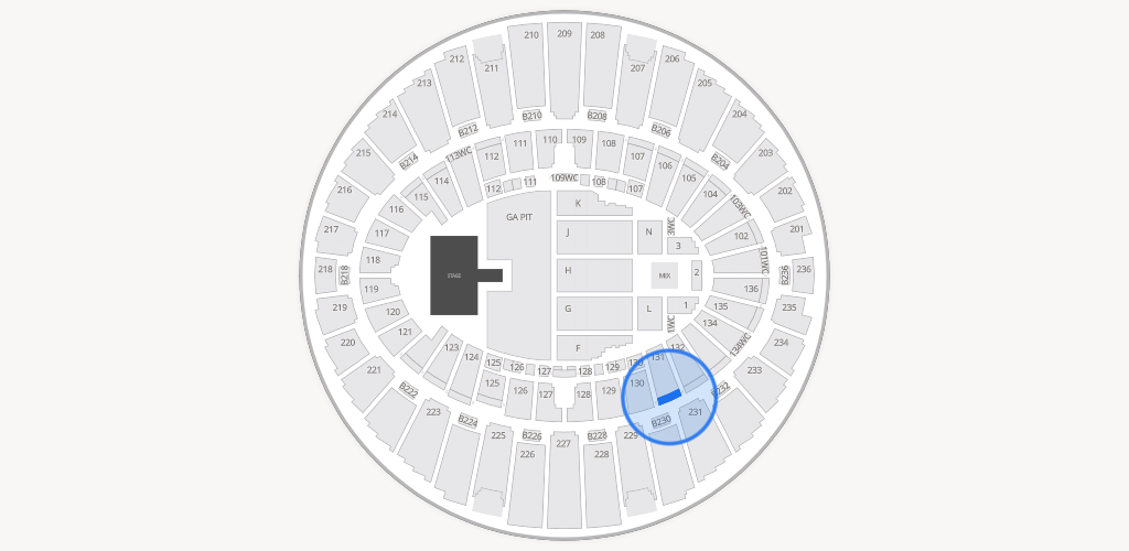 Kia Forum Seating Chart