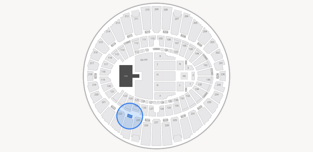 Kia Forum Seating Chart
