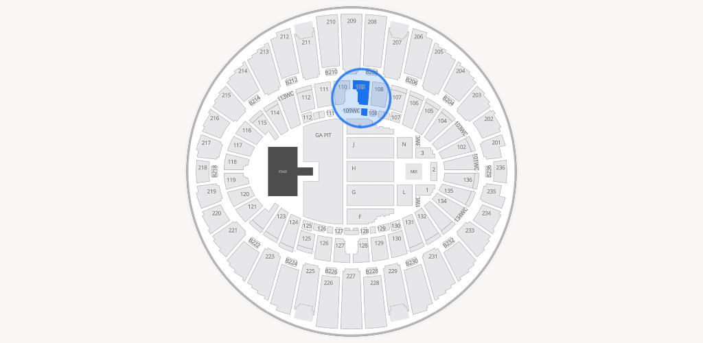 Kia Forum Seating Chart