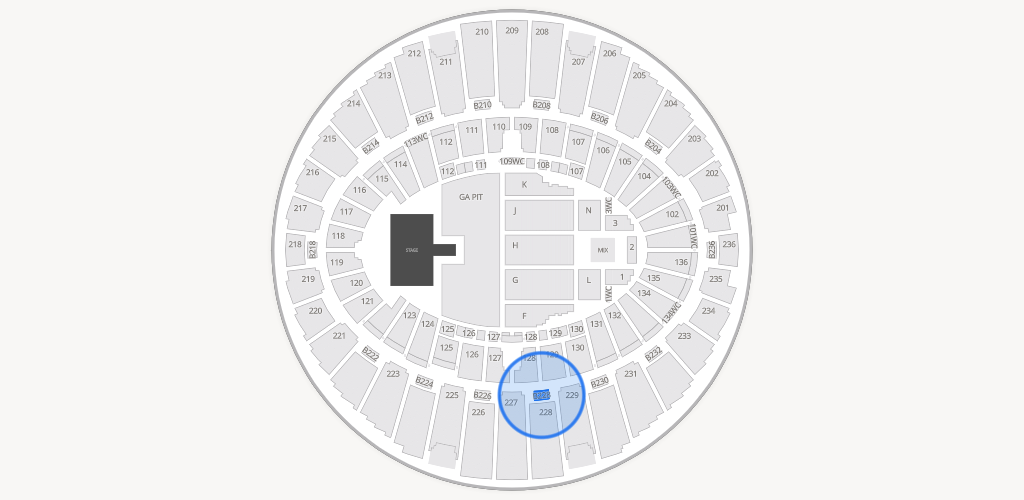 Kia Forum Seating Chart