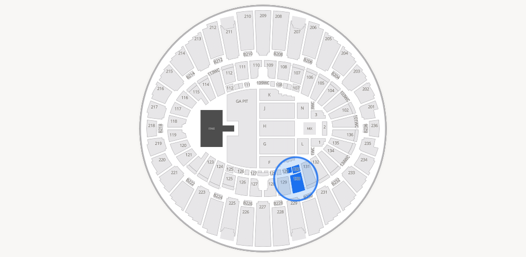 Kia Forum Seating Chart