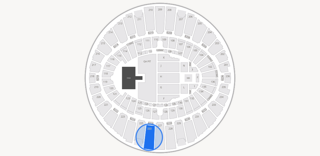 Kia Forum Seating Chart