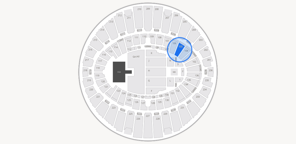 Kia Forum Seating Chart