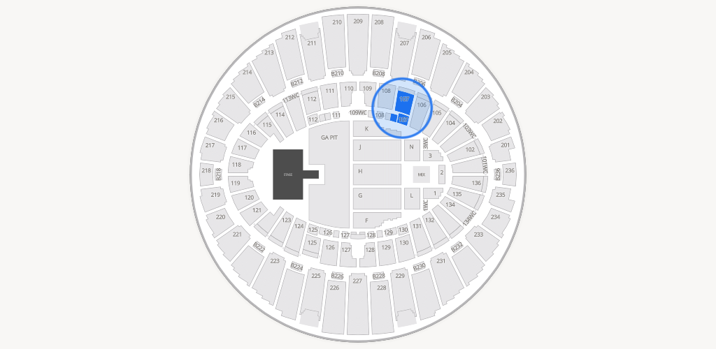 Kia Forum Seating Chart