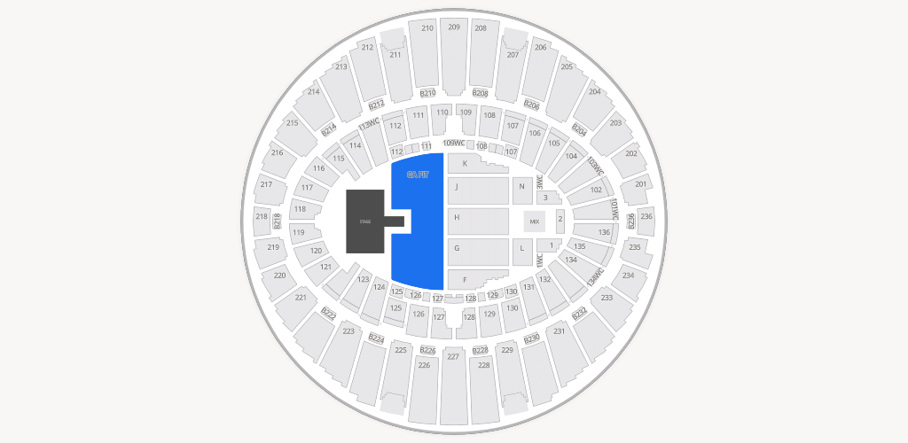 Kia Forum Seating Chart