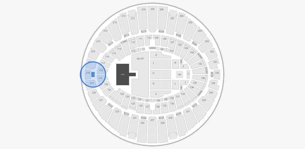 Kia Forum Seating Chart