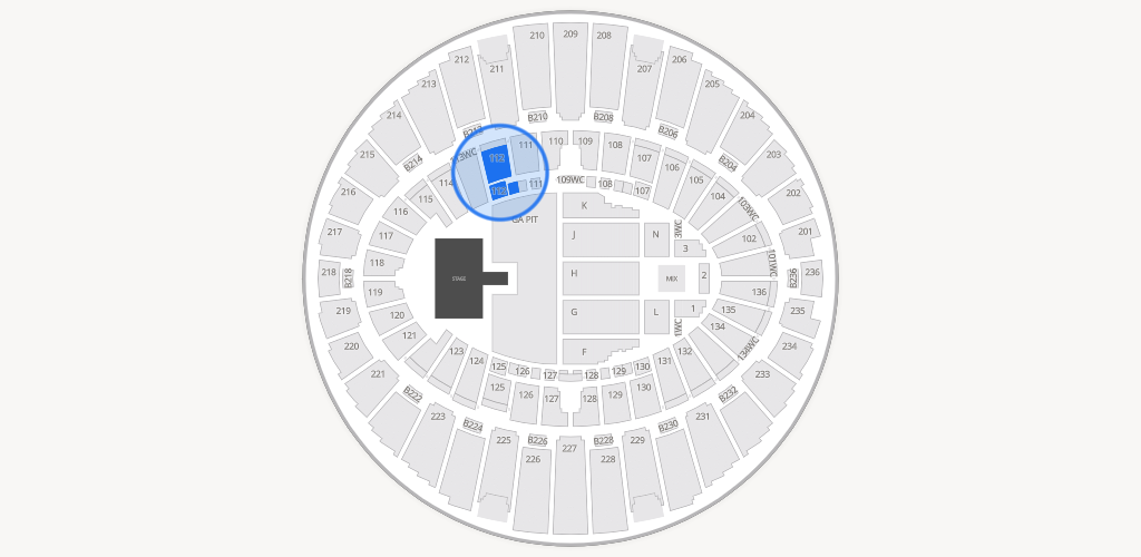 Kia Forum Seating Chart