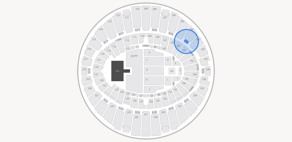 Kia Forum Seating Chart