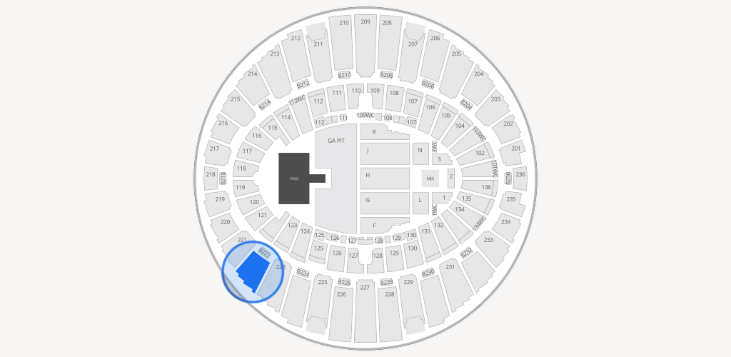 Kia Forum Seating Chart