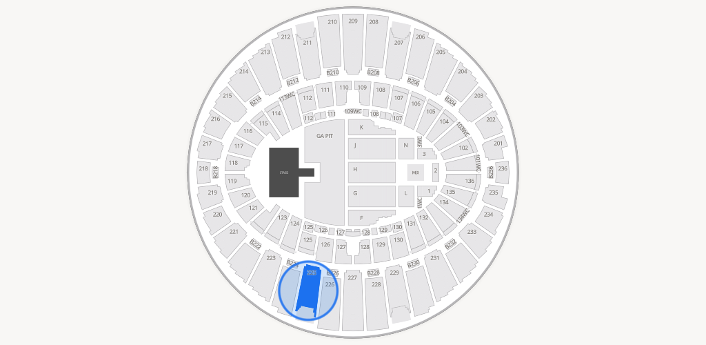 Kia Forum Seating Chart
