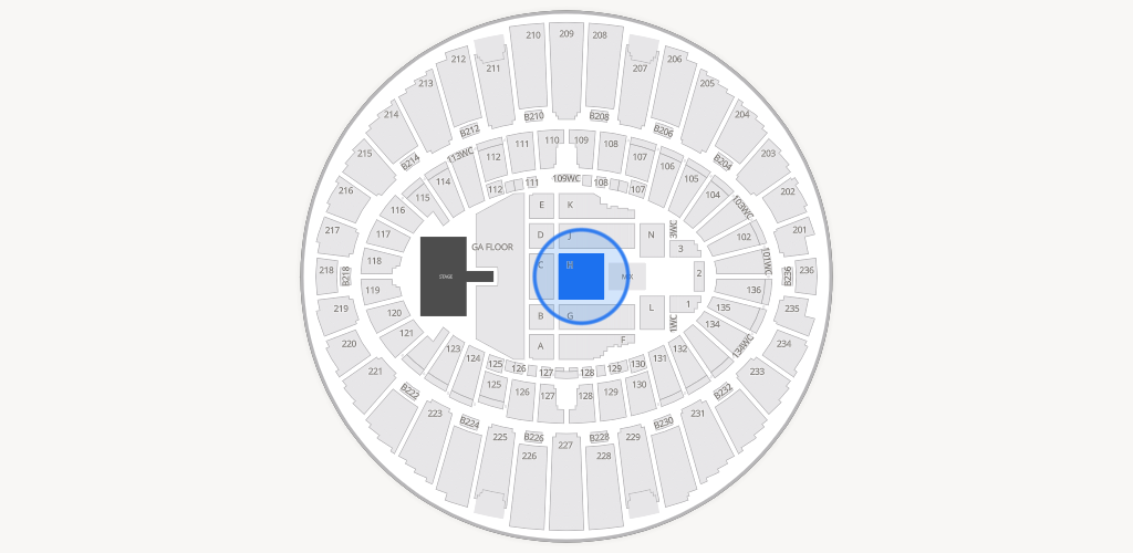 Kia Forum Seating Chart
