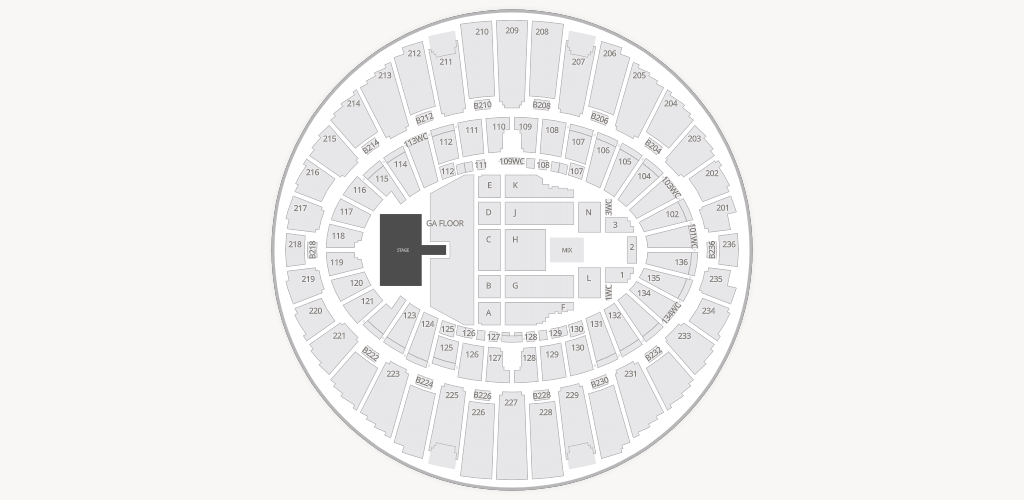 Kia Forum Seating Chart