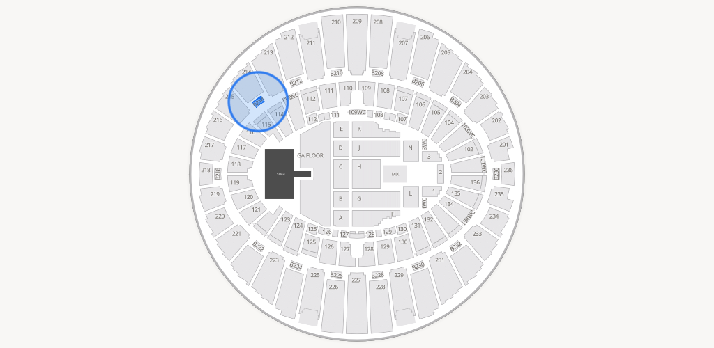 Kia Forum Seating Chart