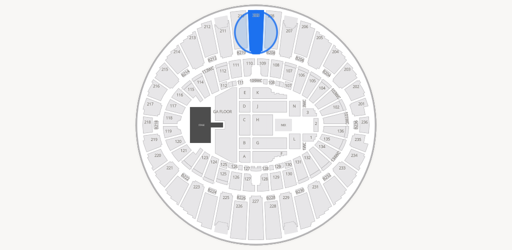 Kia Forum Seating Chart
