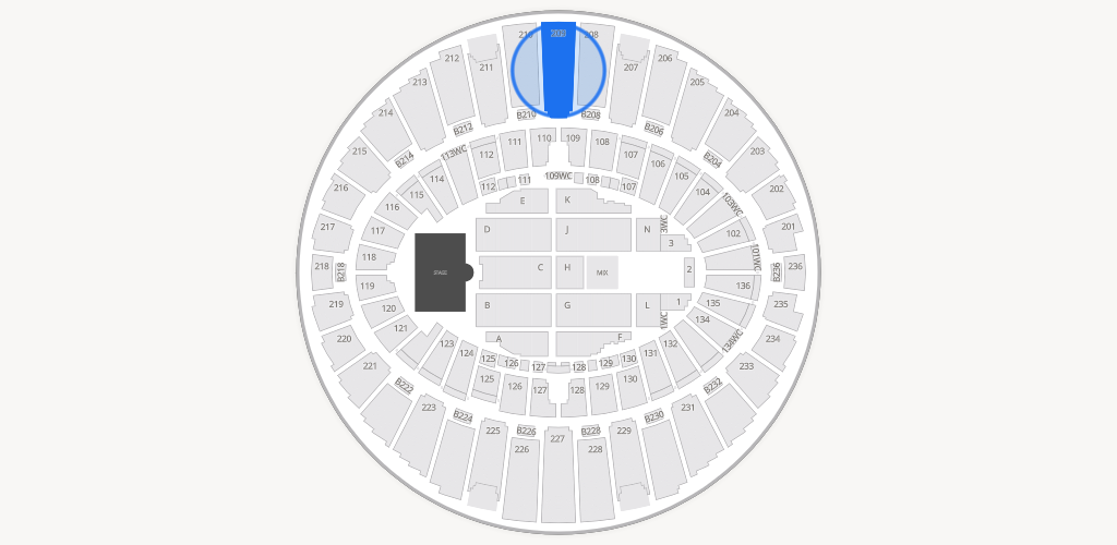 Kia Forum Seating Chart