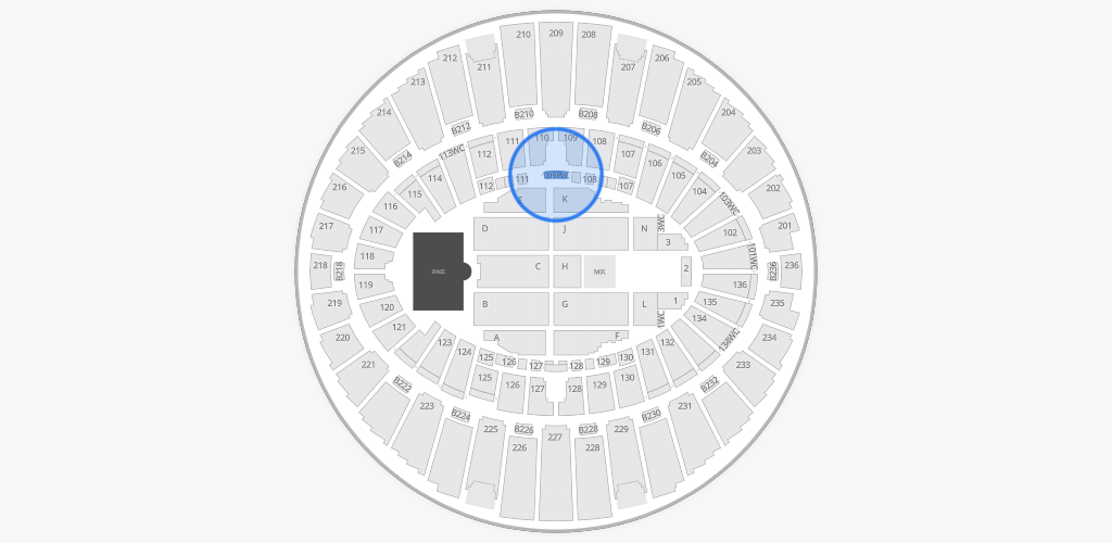 Kia Forum Seating Chart