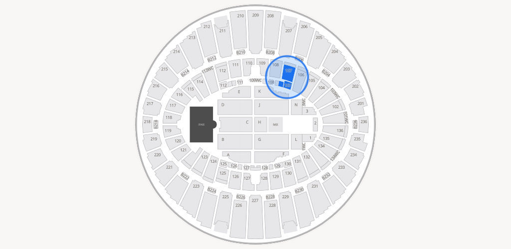 Kia Forum Seating Chart
