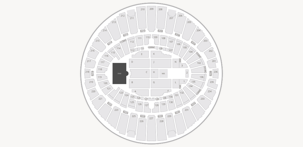 Kia Forum Seating Chart