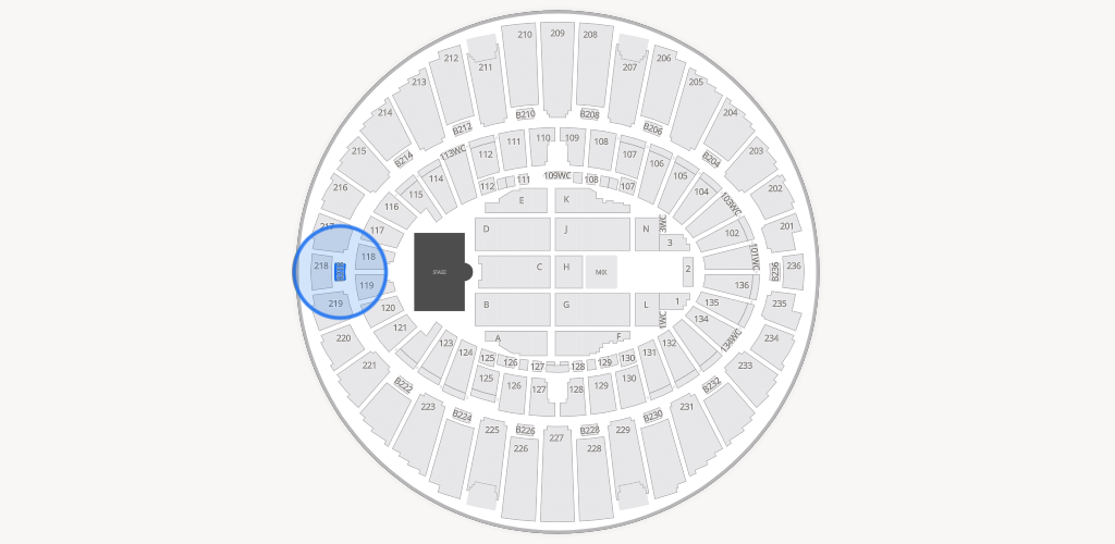 Kia Forum Seating Chart