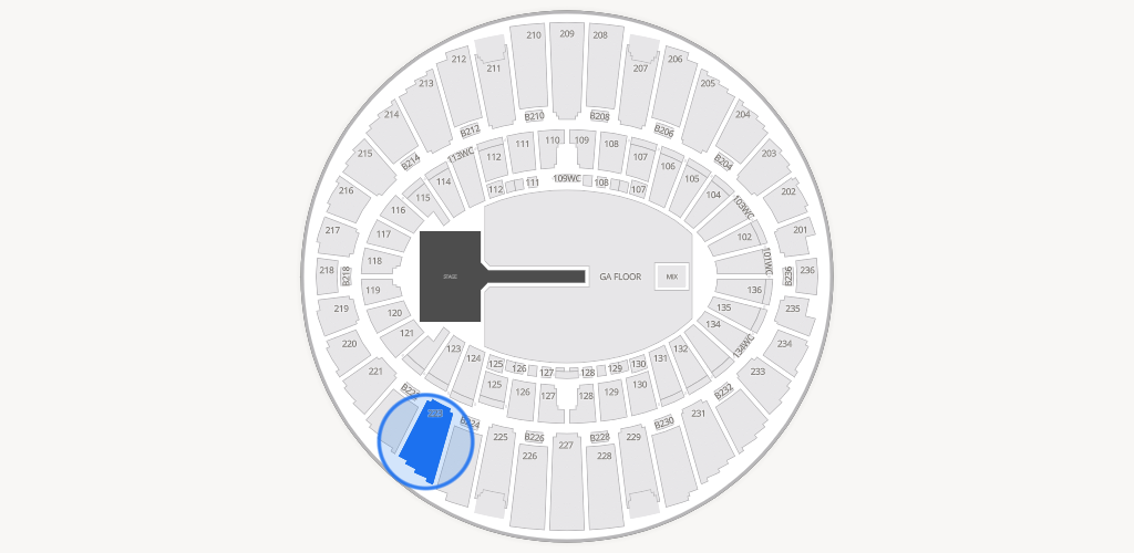 Kia Forum Seating Chart