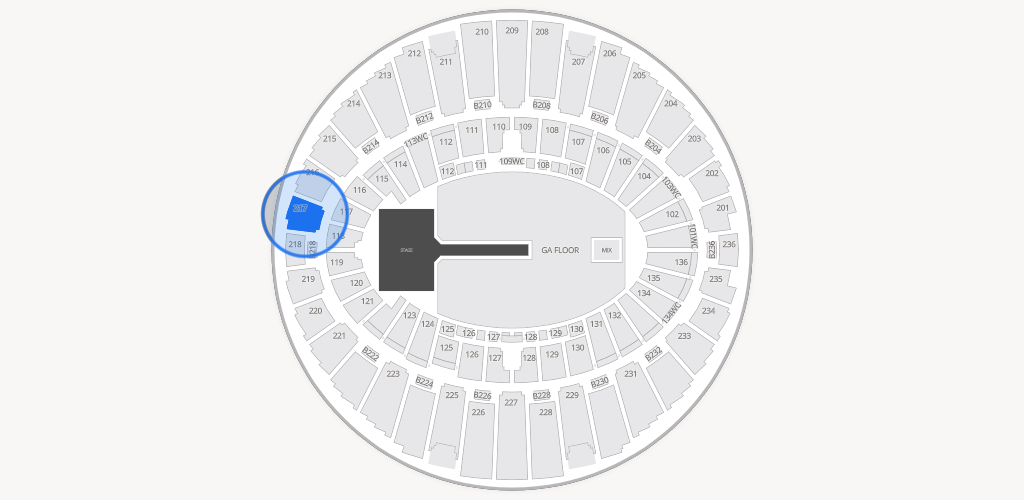 Kia Forum Seating Chart