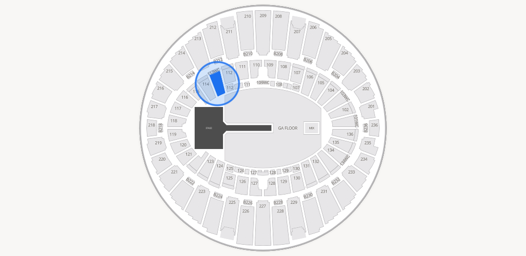 Kia Forum Seating Chart