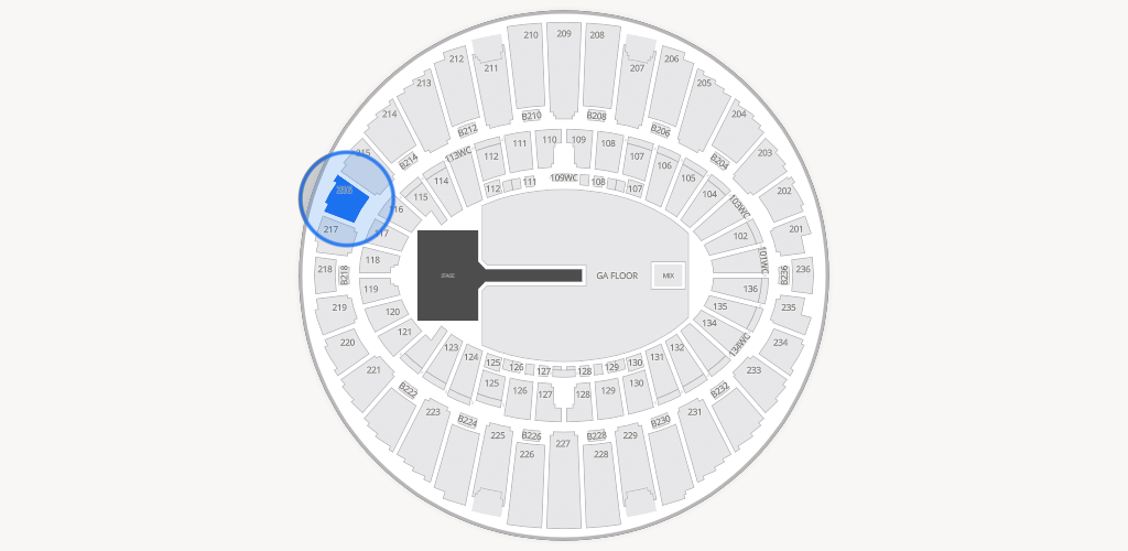 Kia Forum Seating Chart