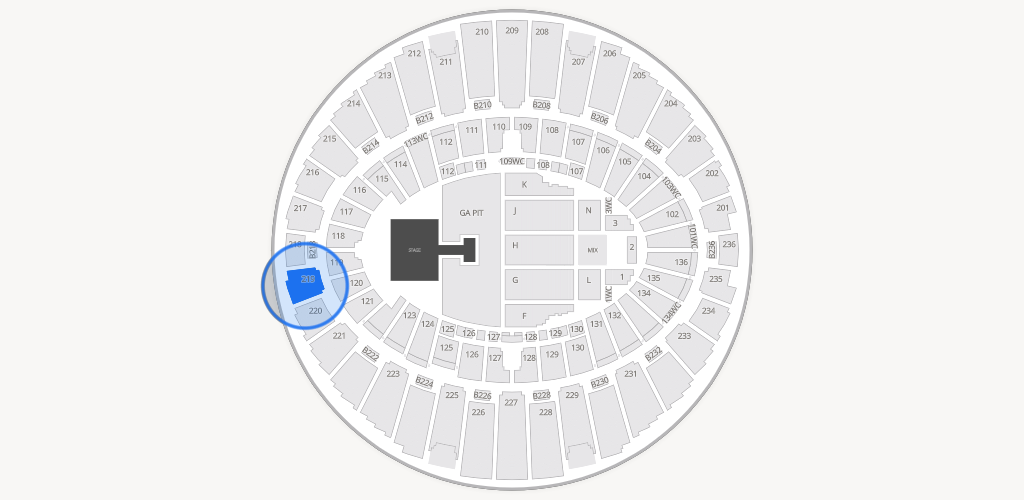 Kia Forum Seating Chart