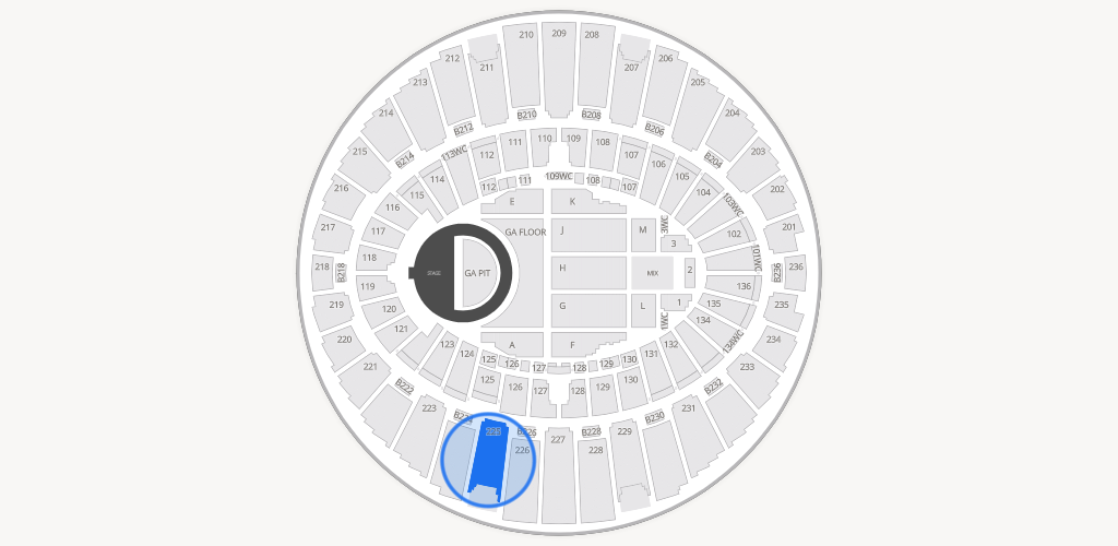 Kia Forum Seating Chart
