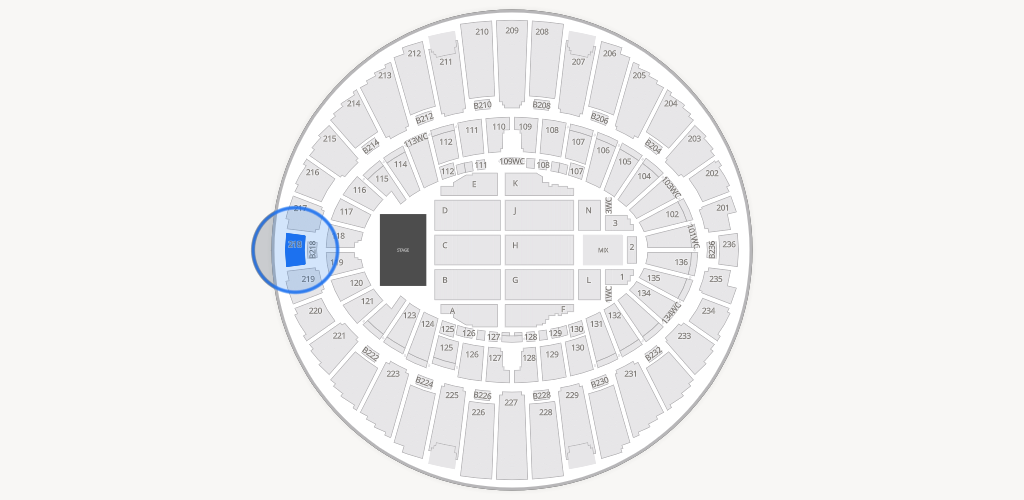 Kia Forum Seating Chart