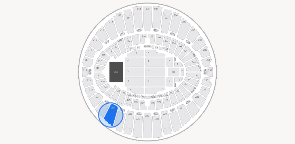 Kia Forum Seating Chart