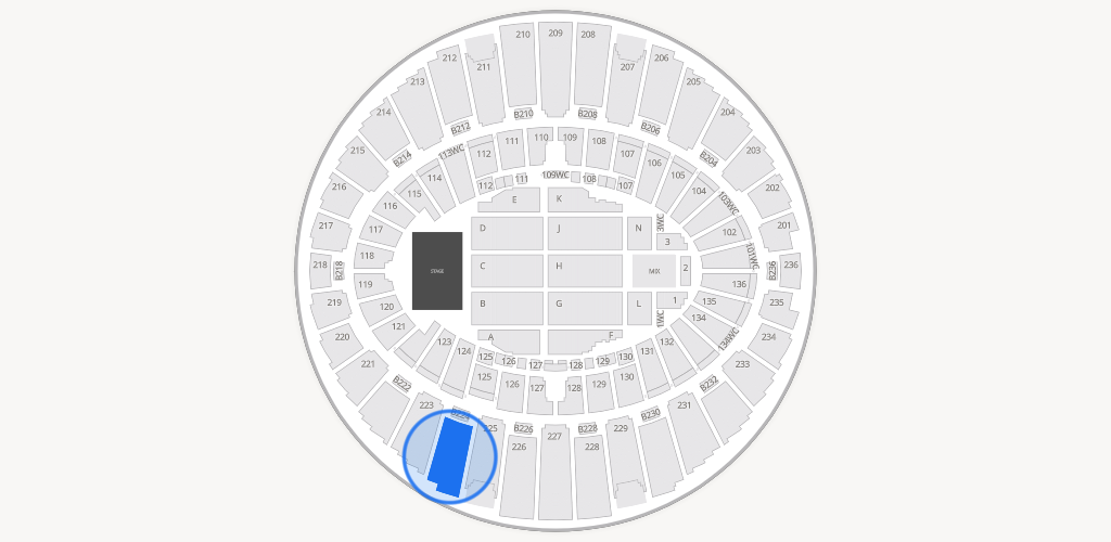Kia Forum Seating Chart