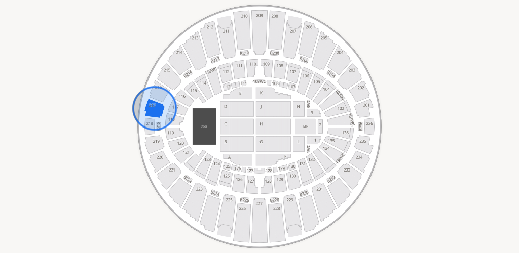 Kia Forum Seating Chart