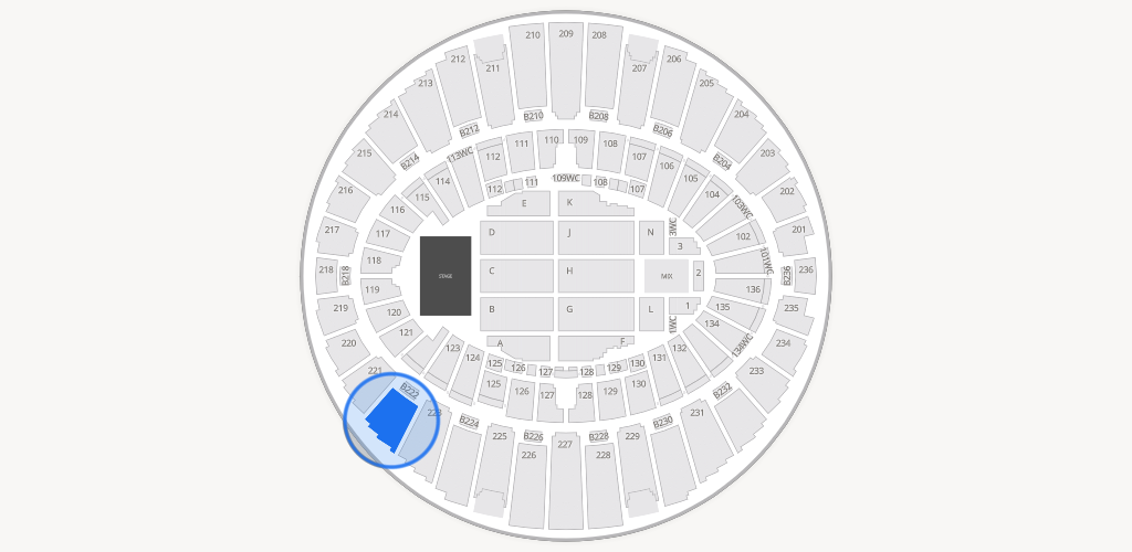 Kia Forum Seating Chart