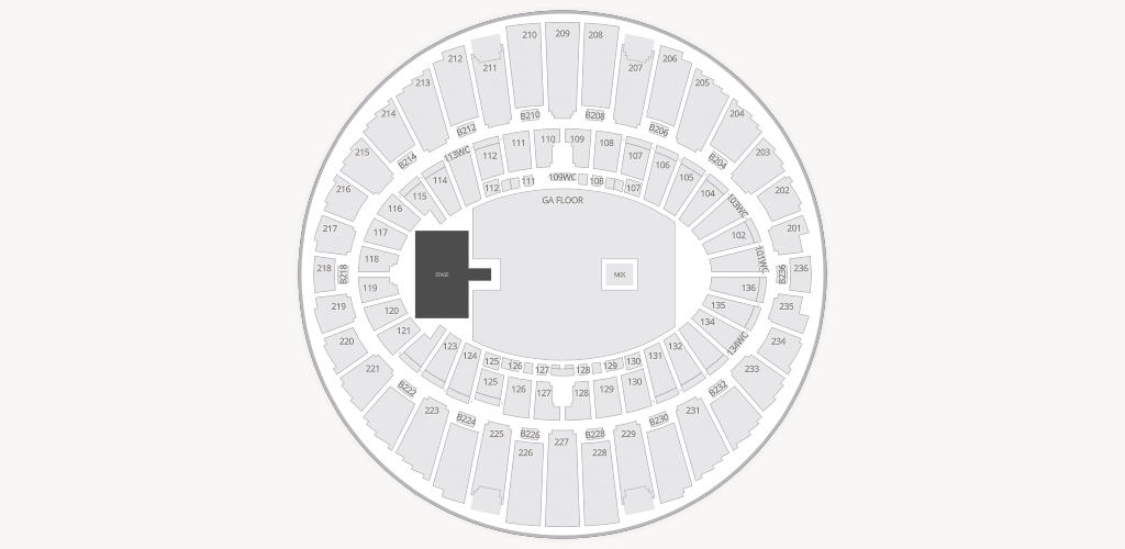 Kia Forum Seating Chart