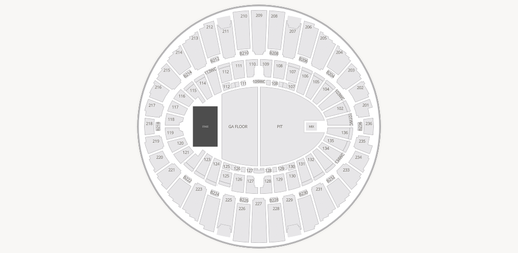 Kia Forum Seating Chart