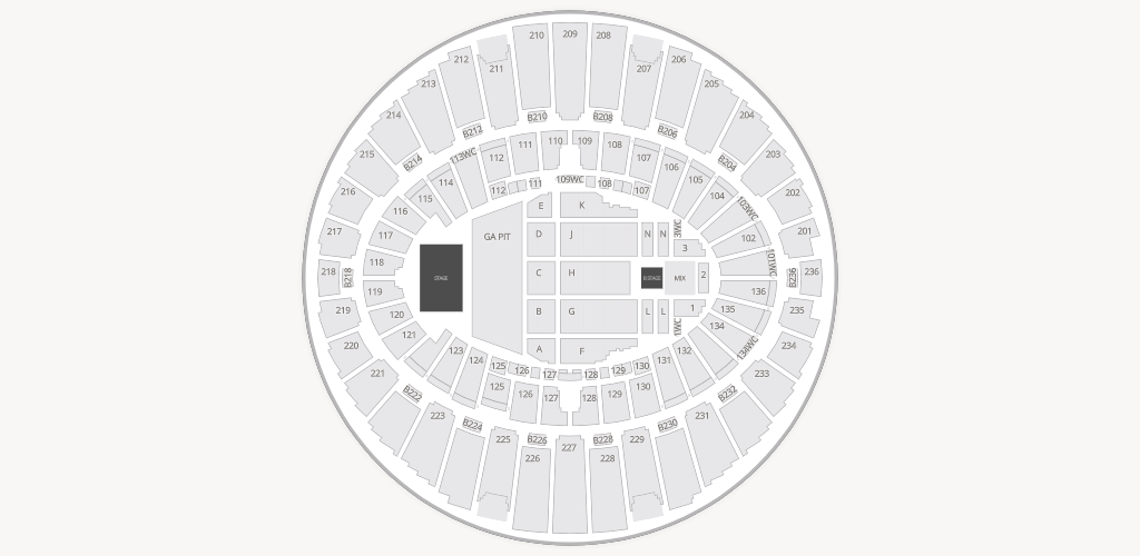Kia Forum Seating Chart