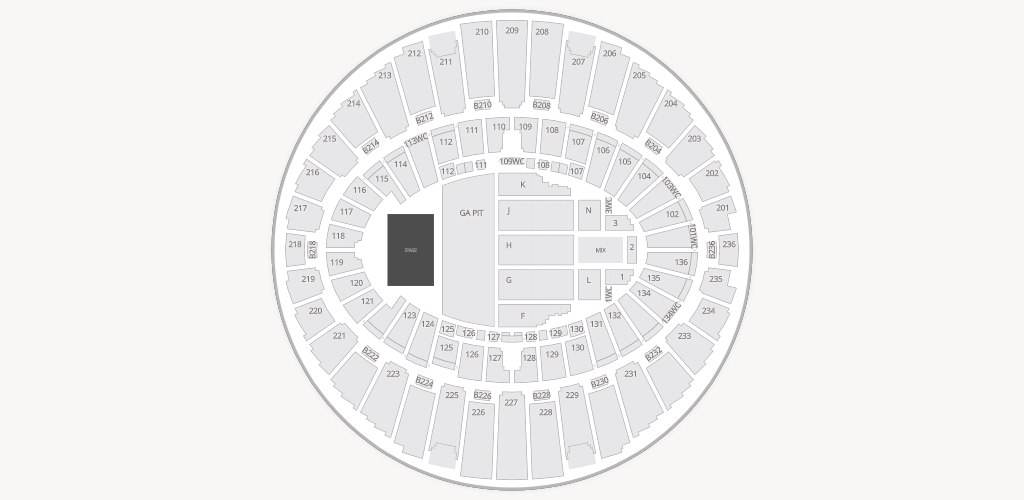 Kia Forum Seating Chart