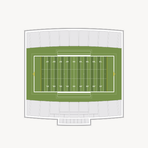 Kibbie Dome seating chart