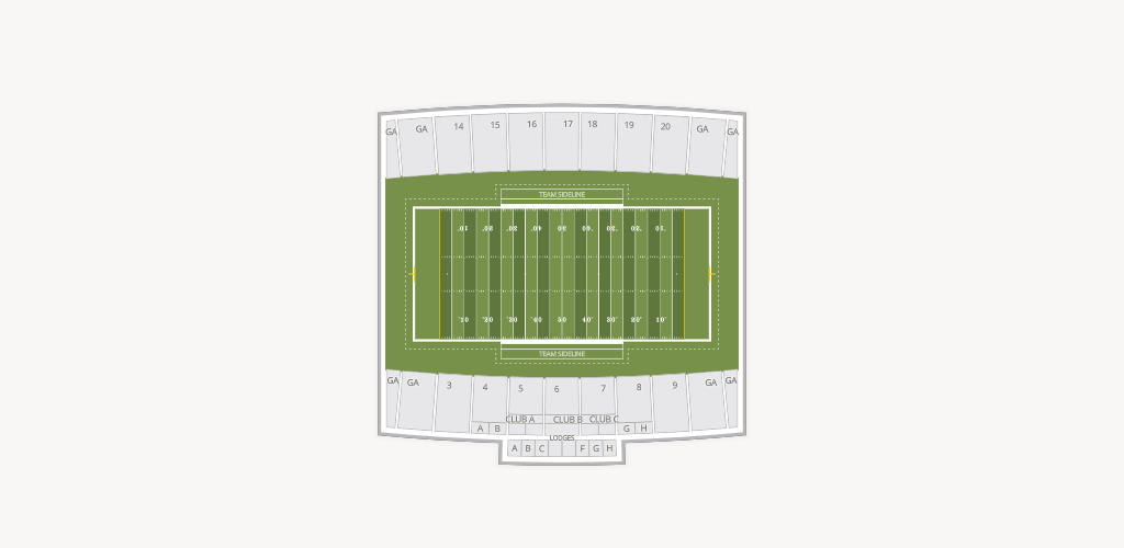 Kibbie Dome Seating Chart