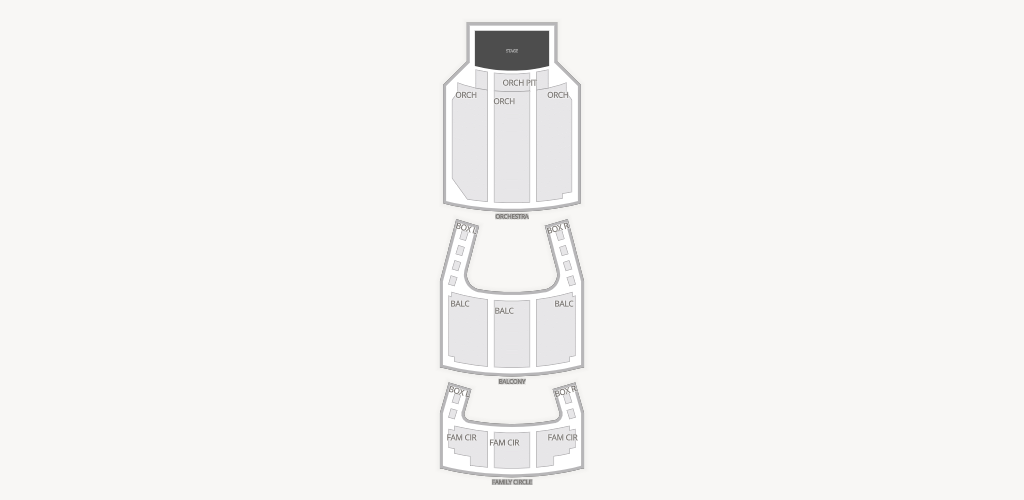 Kimmel Center - Miller Theater Seating Chart