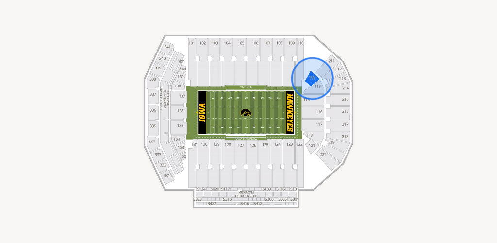 Kinnick Stadium Seating Chart