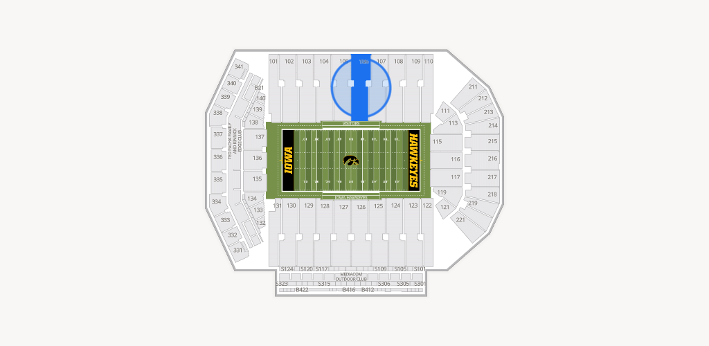 Kinnick Stadium Seating Chart