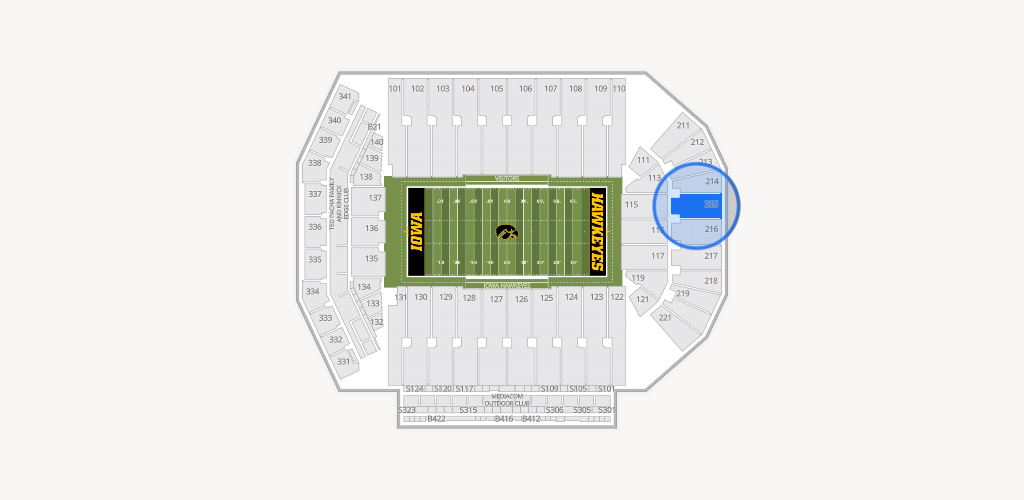 Kinnick Stadium Seating Chart