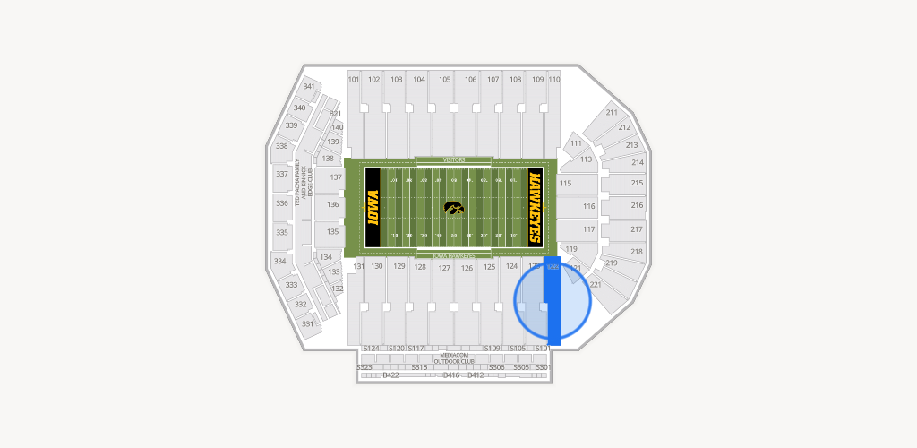 Kinnick Stadium Seating Chart