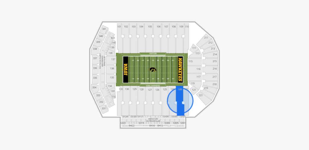 Kinnick Stadium Seating Chart
