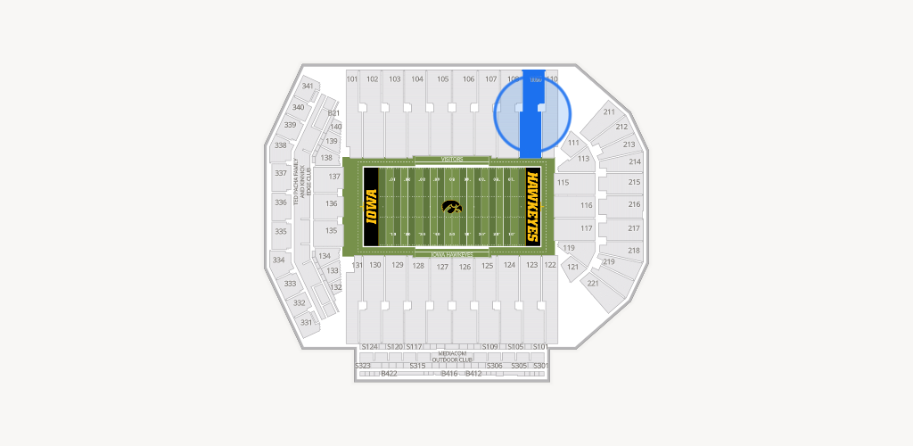 Kinnick Stadium Seating Chart