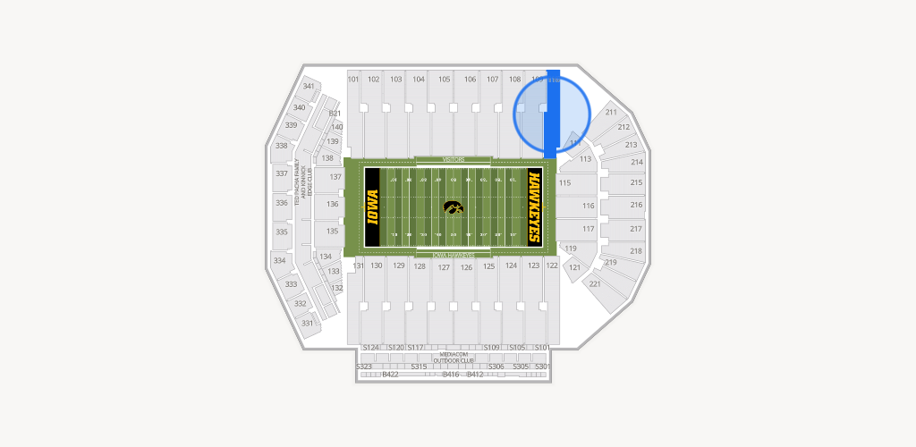 Kinnick Stadium Seating Chart